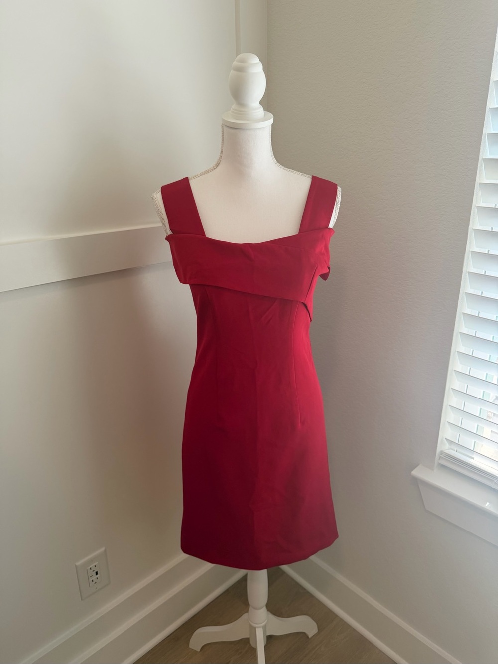 ❤️ METISU Off Shoulder Red Cocktail Dress – XS ❤️